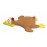 Винилова кучешка играчка PET NOVA пиле със звук 26 см.